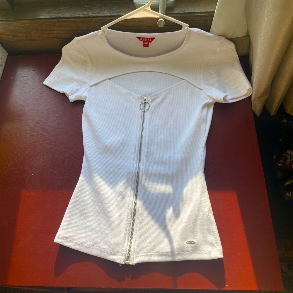 Guess White Top XS